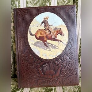 Vintage Embossed Book “The Cowboys”
